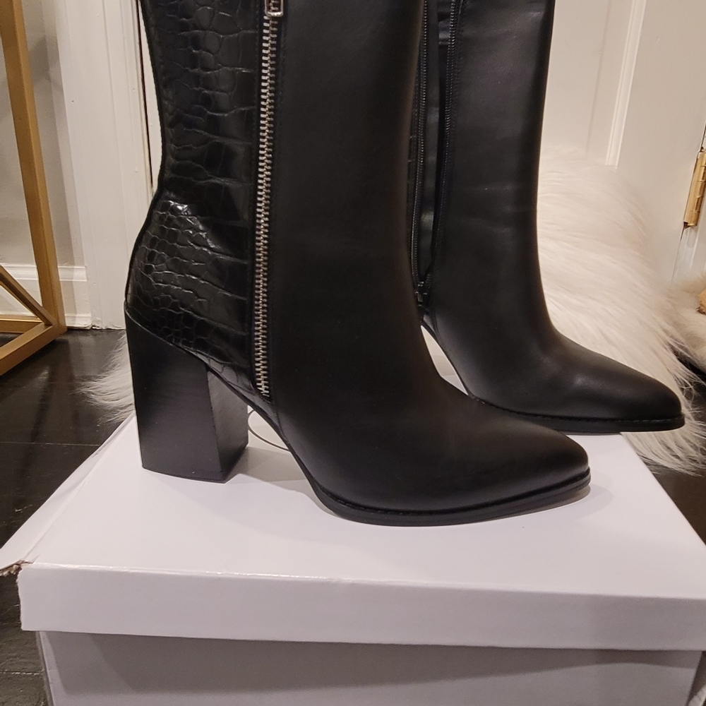 Steve Madden Block Heel Boots Booties Size 8
